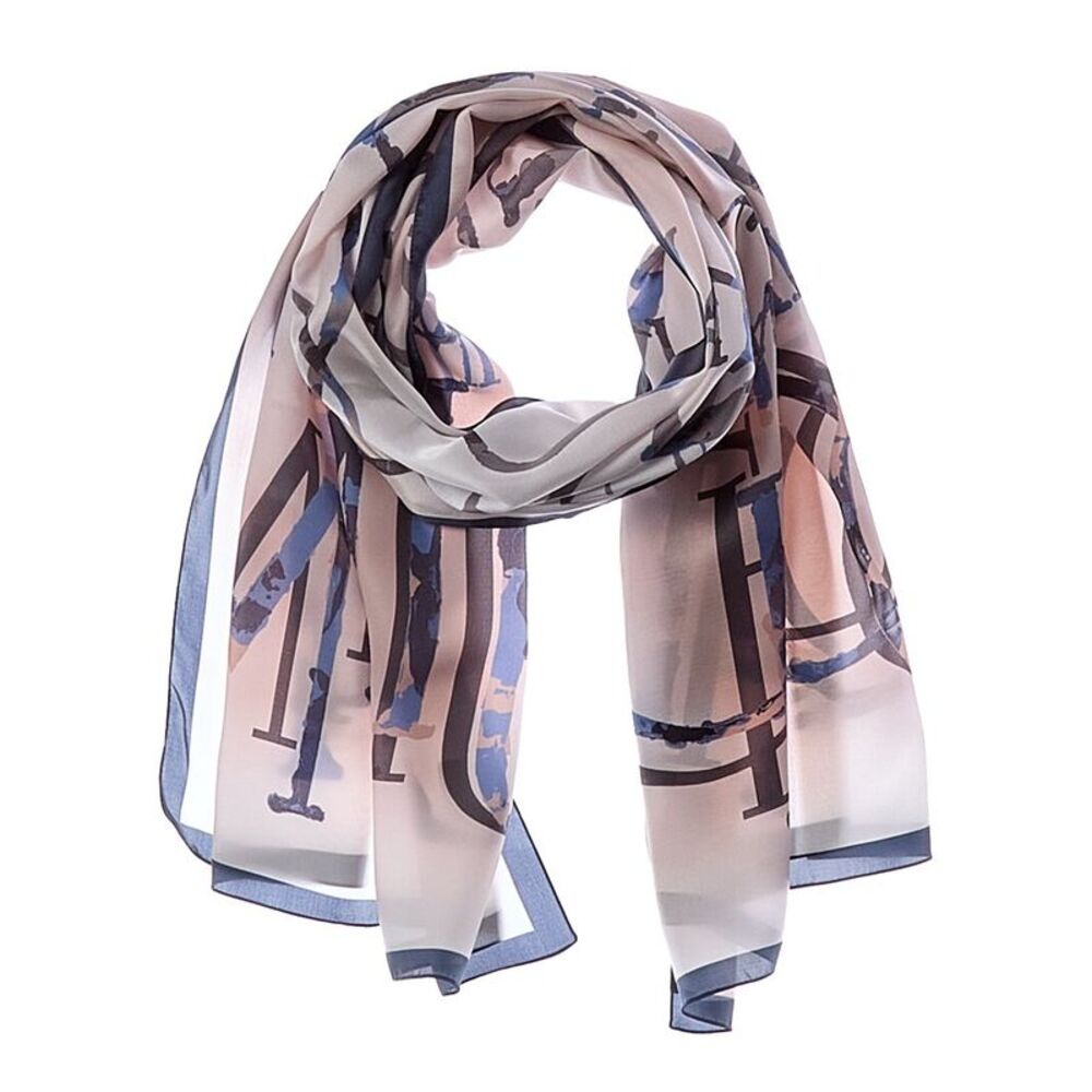Jimmy Choo Logo Silk Scarf, Pink